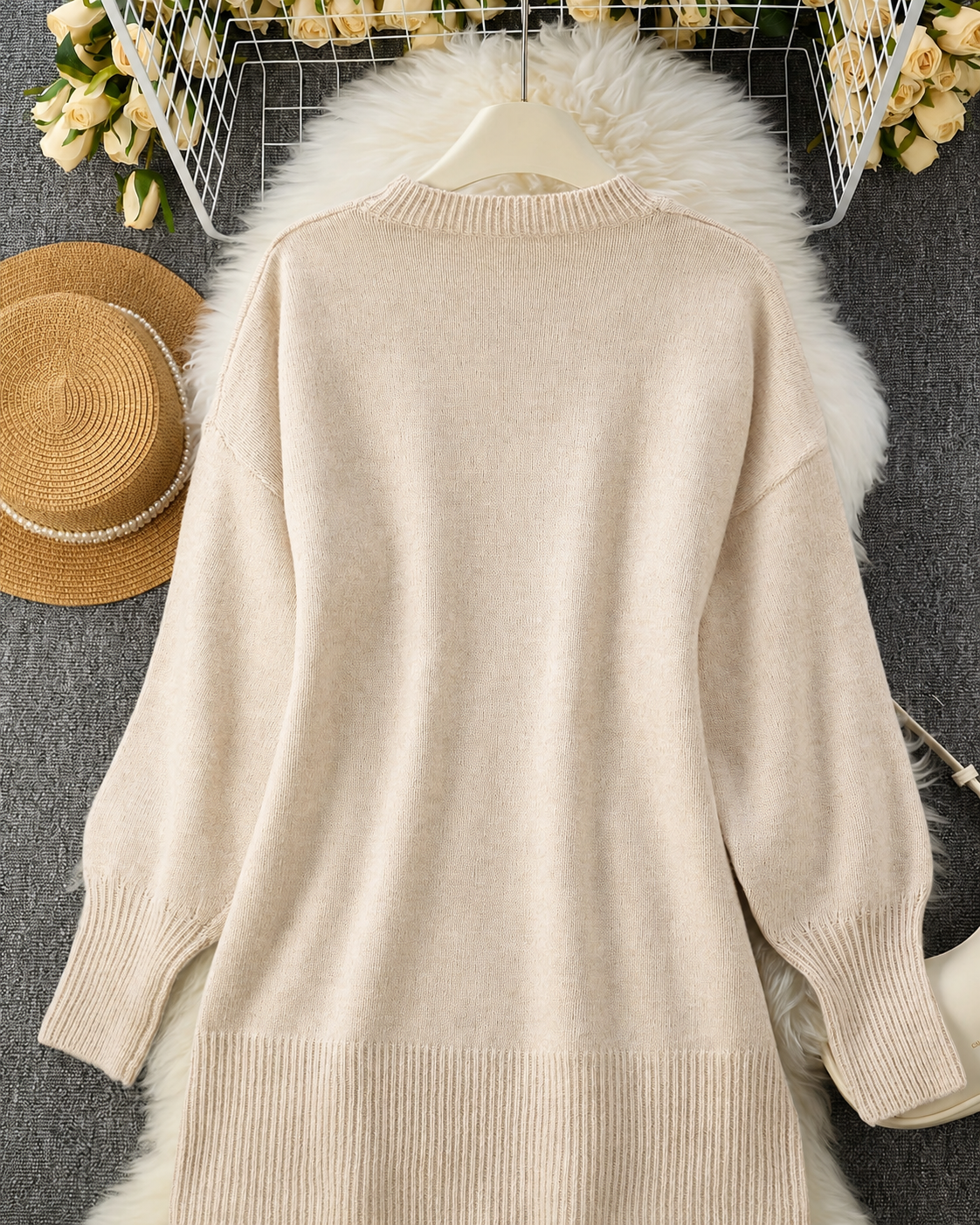 Livia | Oversize-Poncho-Pullover
