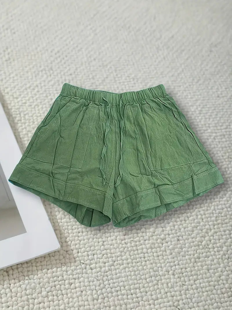 Maya Relaxed-Fit Drawstring Shorts