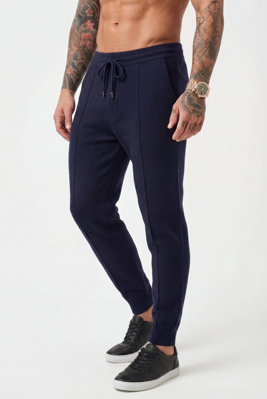 Cloud Merino Pants – Navy: Ultra-Soft Merino for All-Day Comfort