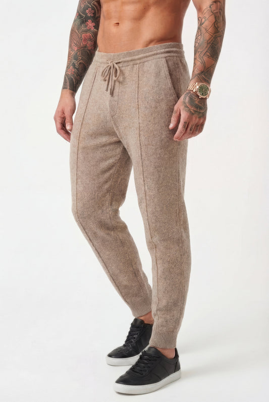 Beige Cloud Merino Pants — Ultra-Soft Comfort