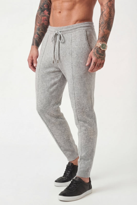 Cloud Merino Pants - Ultra-Soft Light Grey